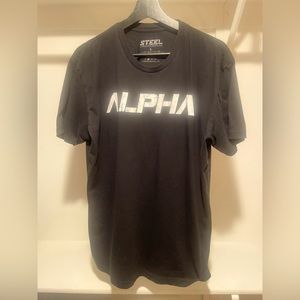 Steel “Alpha” T-shirt - Black